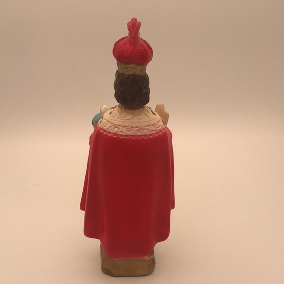 VTG (50’s) Chalkware Infant of Prague Child Jesus Statue - Picture 3 of 10